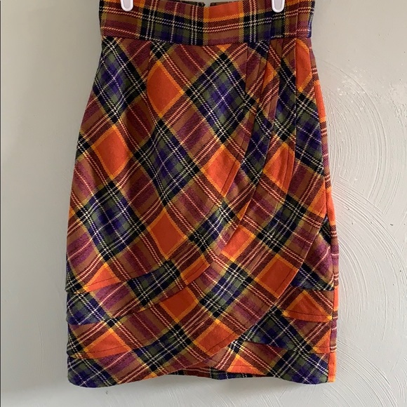 Plenty by Tracy Reese Dresses & Skirts - Plenty by Tracy Reese Wool Plaid Skirt, Sz 0